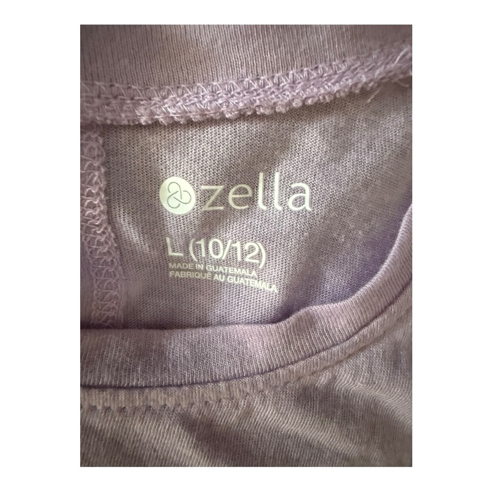 NWT Zella Soft Lilac Sleeveless Girl’s Top, Oversized SZ L/10-12, Cute & Light! - Picture 5 of 6
